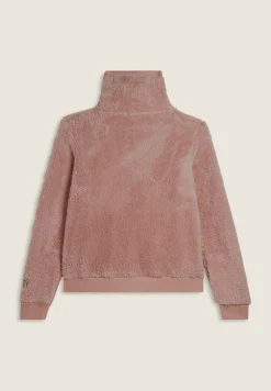 Freddy Felpa in pile sherpa con zip e collo alto-Donna Ginnastica|Felpe