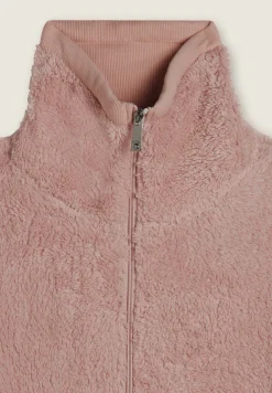 Freddy Felpa in pile sherpa con zip e collo alto-Donna Ginnastica|Felpe