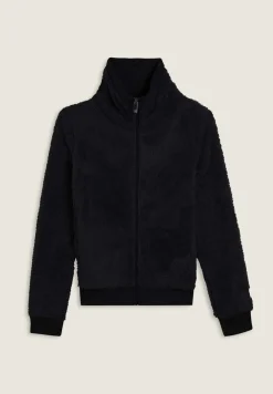 Freddy Felpa in pile sherpa con zip e collo alto-Donna Ginnastica|Felpe