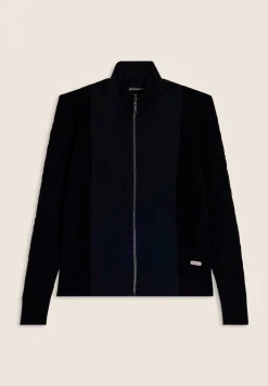 Freddy Felpa slim con zip intera e collo alto-Donna Felpe
