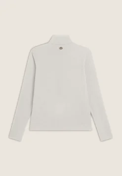 Freddy Felpa slim fit con zip e collo alto e dettagli leopardati-Donna Felpe