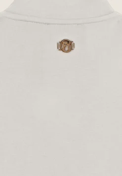 Freddy Felpa slim fit con zip e collo alto e dettagli leopardati-Donna Felpe