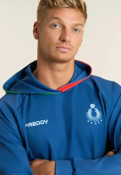 Freddy Felpa unisex Beach Volley Italia 2025/26 in scuba tecnico-Donna Felpe|Beach Volley