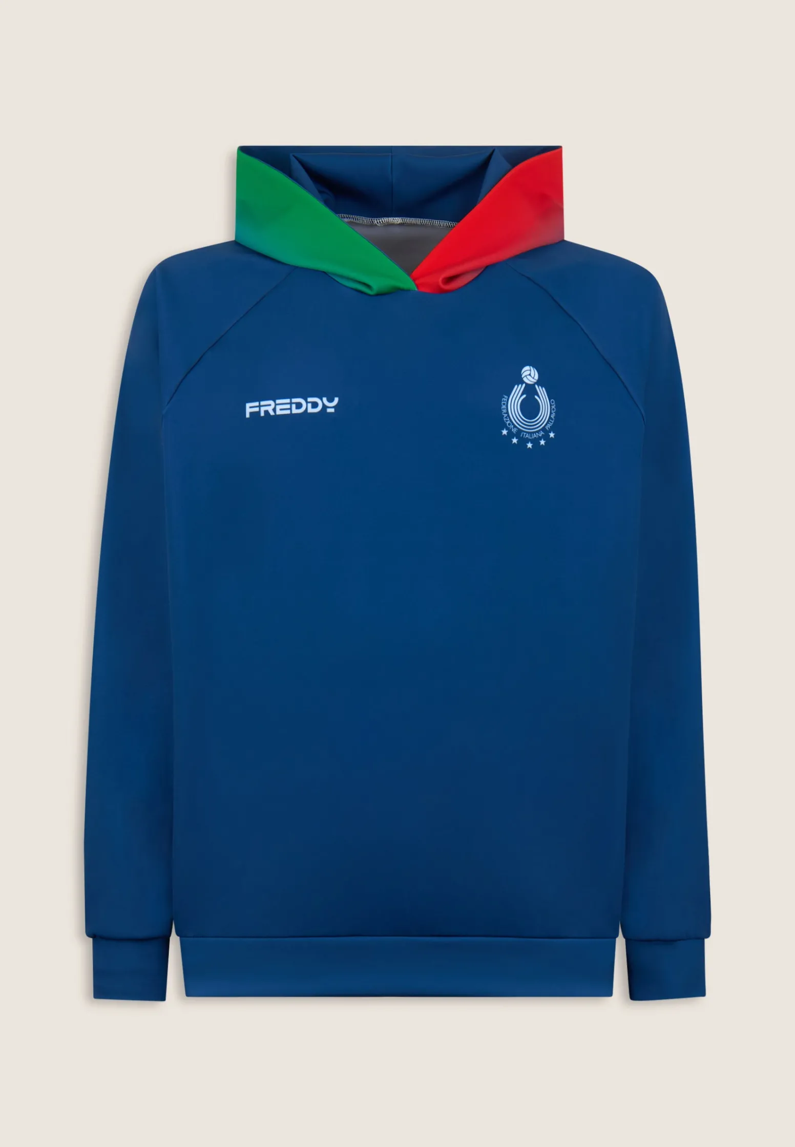 Freddy Felpa unisex Beach Volley Italia 2025/26 in scuba tecnico-Donna Felpe|Beach Volley