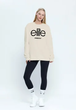 Freddy Felpa Unisex girocollo con grande ricamo Elite-Donna Felpe|Felpe