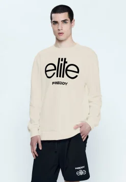 Freddy Felpa Unisex girocollo con grande ricamo Elite-Donna Felpe|Felpe