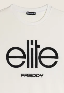 Freddy Felpa Unisex girocollo con grande ricamo Elite-Donna Felpe|Felpe
