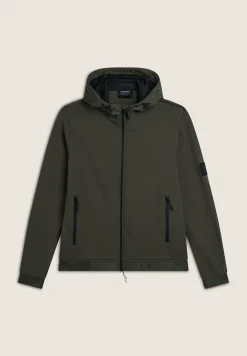 Freddy Felpa Uomo con Zip e Cappuccio in tessuto tecnico-Uomo Felpe