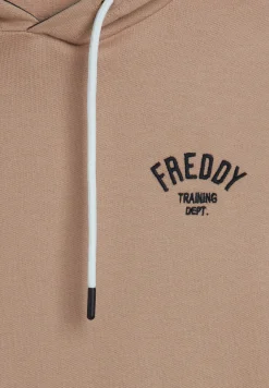 Freddy Felpa Uomo Regular con Cappuccio Foderato a Contrasto-Uomo Felpe