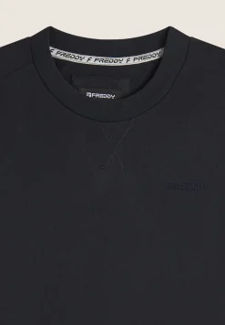 Freddy Felpa Uomo Regular Fit Girocollo in Cotone-Uomo Felpe