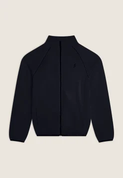 Freddy Felpa Uomo zip e Collo Alto con Maniche Raglan-Uomo Felpe