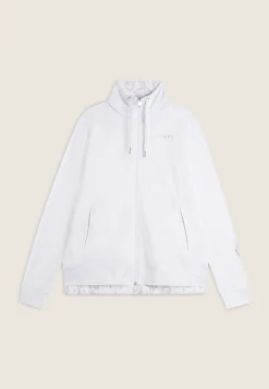 Freddy Felpa zip collo alto con dettagli floreali e stampa su manica-Donna Pilates|Ginnastica