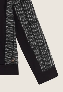Freddy Felpa zip e collo alto con inserti in jacquard knit-Donna Felpe