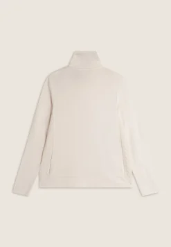 Freddy Felpa zip e collo alto con inserti a trecce su fianchi e collo-Donna Felpe