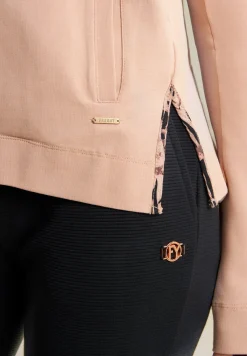 Freddy Felpa zip e collo alto con dettagli animalier-Donna Felpe