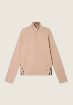 Freddy Felpa zip e collo alto con dettagli animalier-Donna Felpe