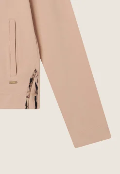 Freddy Felpa zip e collo alto con dettagli animalier-Donna Felpe