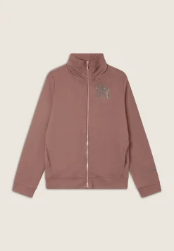Freddy Felpa Zip e Collo Alto con dettaglio Effetto Seta-Donna Ginnastica|Felpe