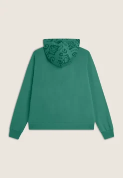 Freddy Felpa zip leggera con cappuccio e dettagli floreali-Donna Pilates|Ginnastica