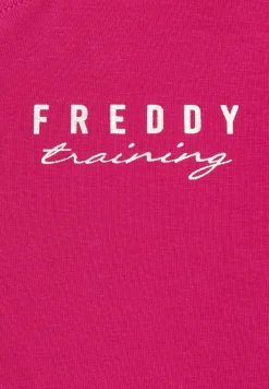 Freddy Felpa zip leggera con cappuccio e dettagli floreali-Donna Pilates|Ginnastica