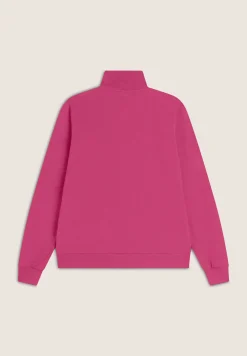 Freddy Felpa zip leggera con collo alto e dettagli floreali-Donna Pilates|Ginnastica