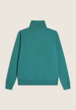Freddy Felpa zip leggera con collo alto e dettagli floreali-Donna Pilates|Ginnastica