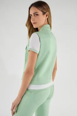 Freddy Giacca casual senza maniche colore pastello-Donna Giacche