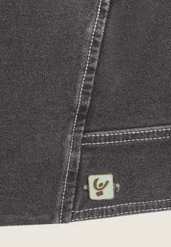 Freddy Giacca corta con zip da donna in jersey effetto denim-Donna Giacche