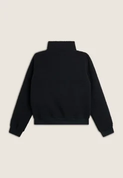 Freddy Giacca in tessuto sherpa con zip e collo alto risvoltabile-Donna Giacche