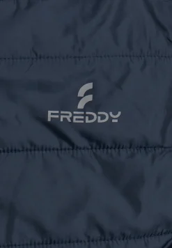 Freddy Giacca uomo imbottita senza maniche con cappuccio e zip-Uomo Giacche