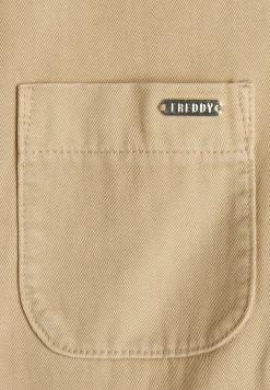 Freddy Gilet doppio petto da donna in gabardine-Donna Giacche