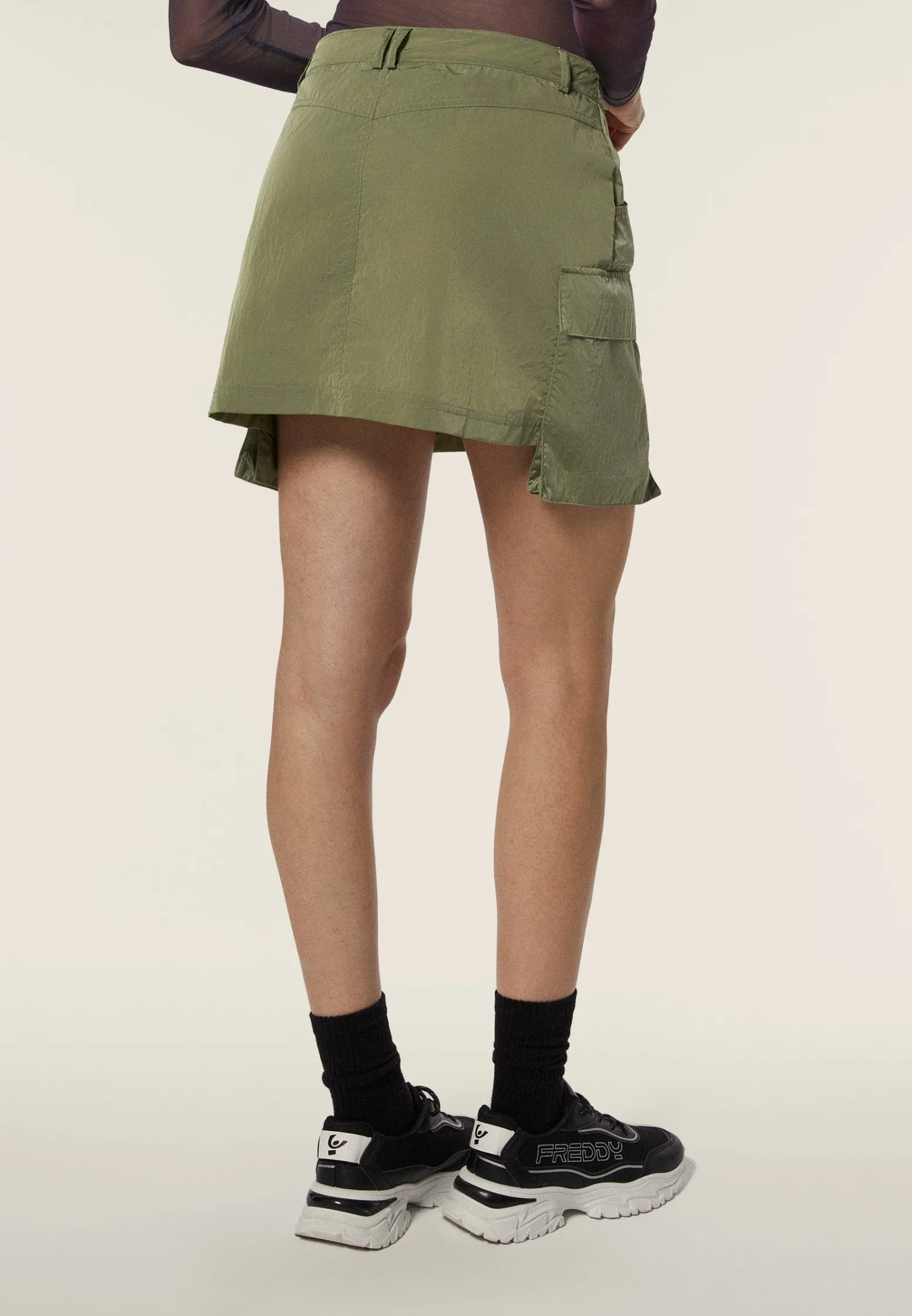Freddy Gonna corta in nylon navetta con tasconi-Donna Pantaloni Sportivi|Tutti I Pantaloni