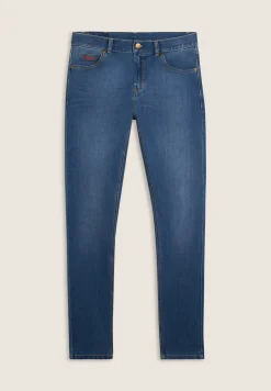 Freddy Jeans 5 Tasche Uomo Slim Fit in Bull Denim Elasticizzato-Uomo Jeans E Pantaloni