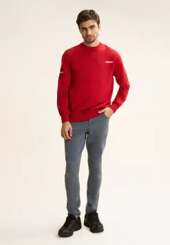 Freddy Jeans 5 Tasche Uomo Slim Fit Effetto Used in Bull Denim-Uomo Jeans E Pantaloni