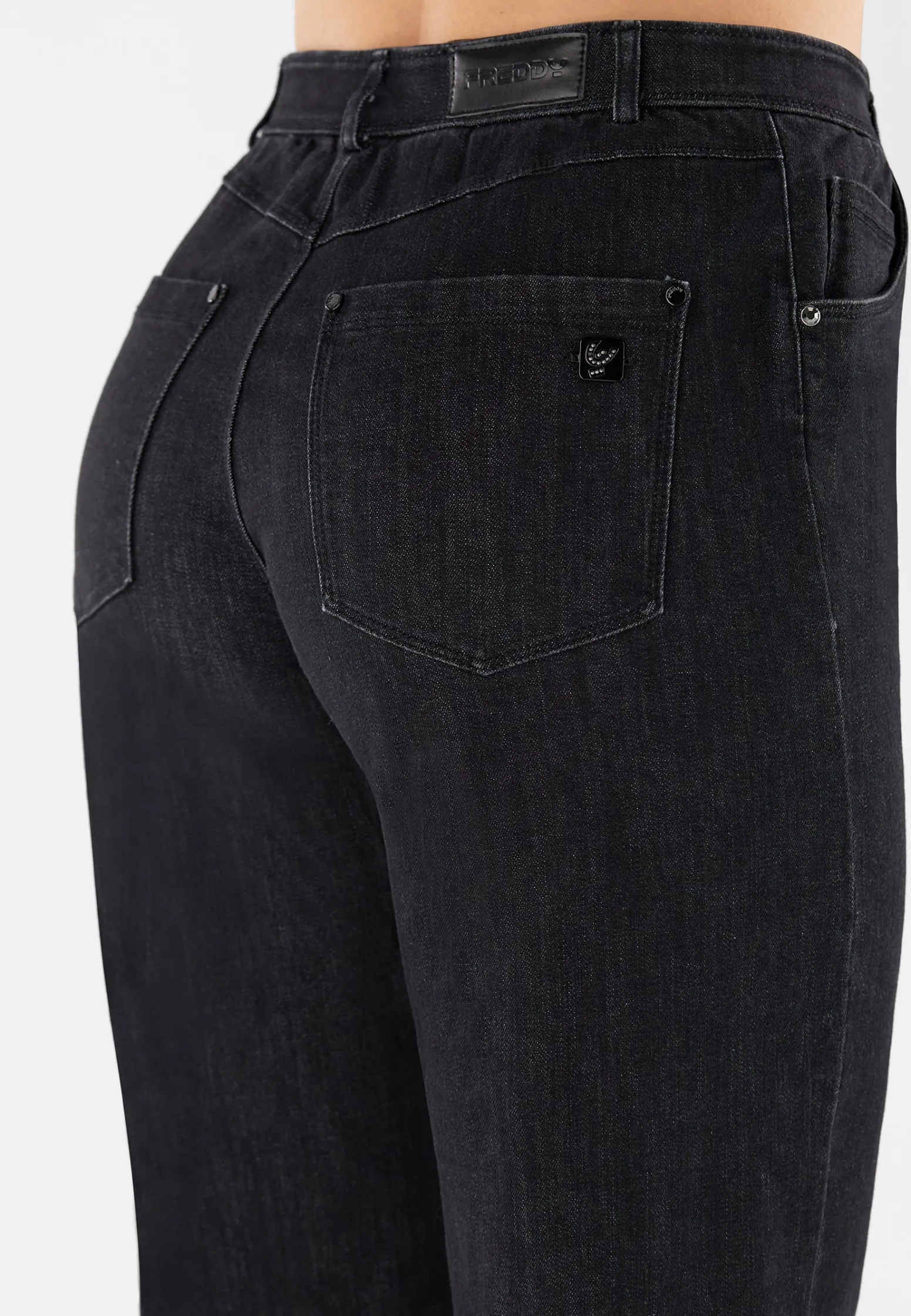 Freddy Jeans vita regular e gamba ampia con cuciture centro gamba-Donna Jeans E Pantaloni|Tutti I Pantaloni