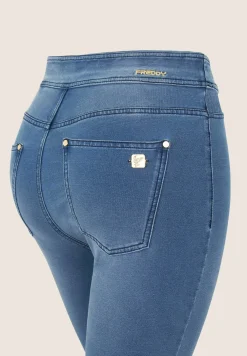 Freddy Jeggings N.O.W. 7/8 con vita alta e dettagli cut out-Donna Jeans E Pantaloni