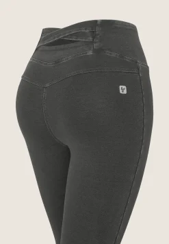 Freddy Jeggings N.O.W. 7/8 in jersey con vita alta e retro cut out-Donna Jeans E Pantaloni