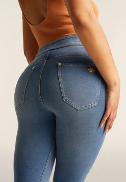 Freddy Jeggings N.O.W. skinny vita alta con impunture decorative-Donna Jeans E Pantaloni