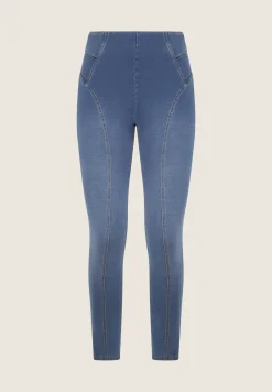 Freddy Jeggings N.O.W. skinny vita alta con impunture decorative-Donna Jeans E Pantaloni
