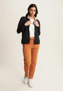 Freddy Jogger regular fit in french terry con logo laterale-Donna Pantaloni Sportivi