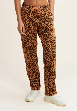 Freddy Jogger regular fit in french terry animalier-Donna Pantaloni Sportivi