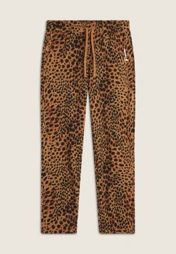Freddy Jogger regular fit in french terry animalier-Donna Pantaloni Sportivi