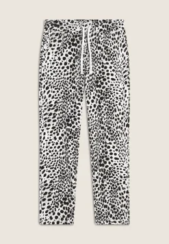 Freddy Jogger regular fit in french terry animalier-Donna Pantaloni Sportivi