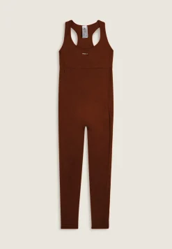 Freddy Jumpsuit aderente con apertura posteriore e cuciture shaping-Donna Pilates|Fitness