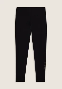 Freddy Leggings 7/8 a vita alta con logo in borchie-Donna Ginnastica|Leggings