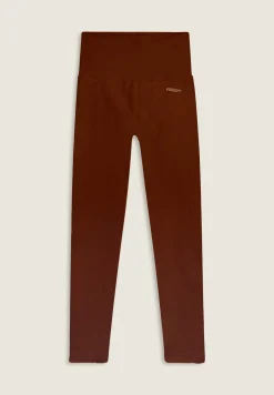 Freddy Leggings 7/8 a vita altissima in tessuto seamless a costine-Donna Pilates|Fitness