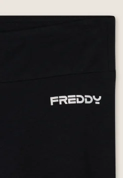 Freddy Leggings 7/8 con maxi logo posteriore-Donna Fitness|Pantaloni Sportivi