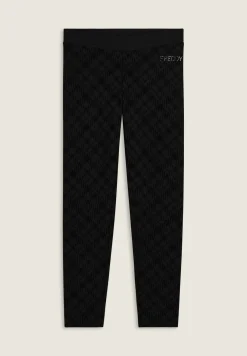 Freddy Leggings 7/8 con stampa geometrica laterale-Donna Ginnastica|Leggings