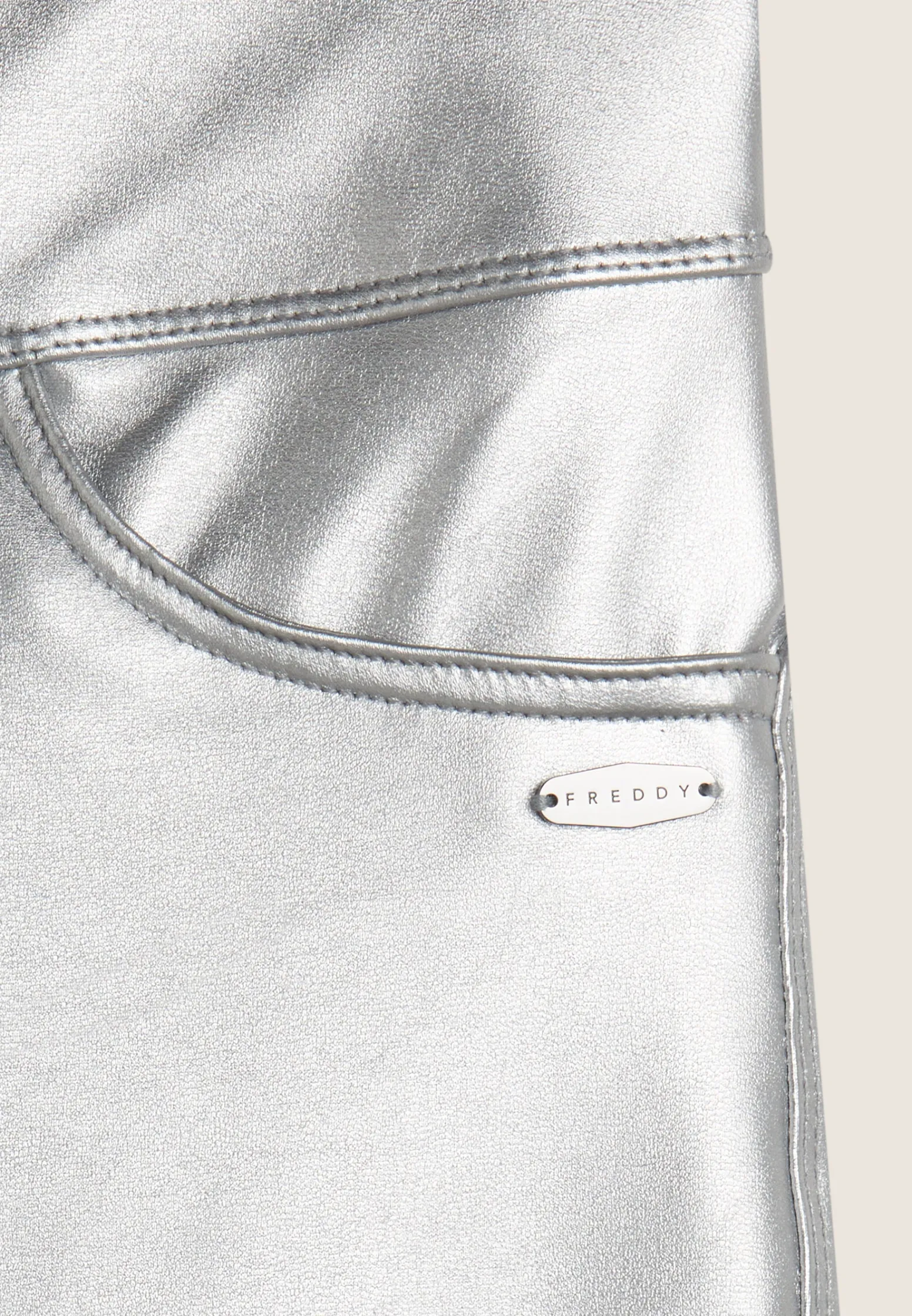 Freddy Leggings 7/8 in tessuto coated per un effetto pelle-Donna Leggings|Tutti I Pantaloni