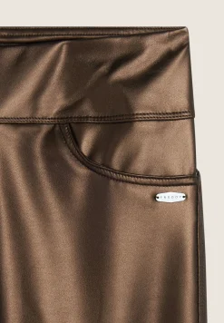 Freddy Leggings 7/8 in tessuto coated per un effetto pelle-Donna Leggings|Tutti I Pantaloni